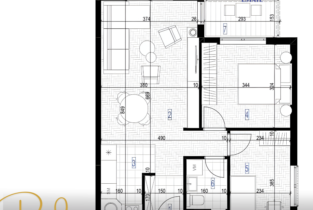 PRODAJE SE DVOSOBAN STAN | 61 m² | ZABJELO | 120.000 € | U BLIZINI NOVOG VOLVOXA