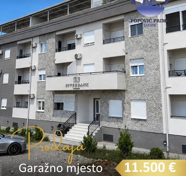 PRODAJE SE GARAŽNO MJESTO | RIVER BANK, ZABJELO | 10.500€